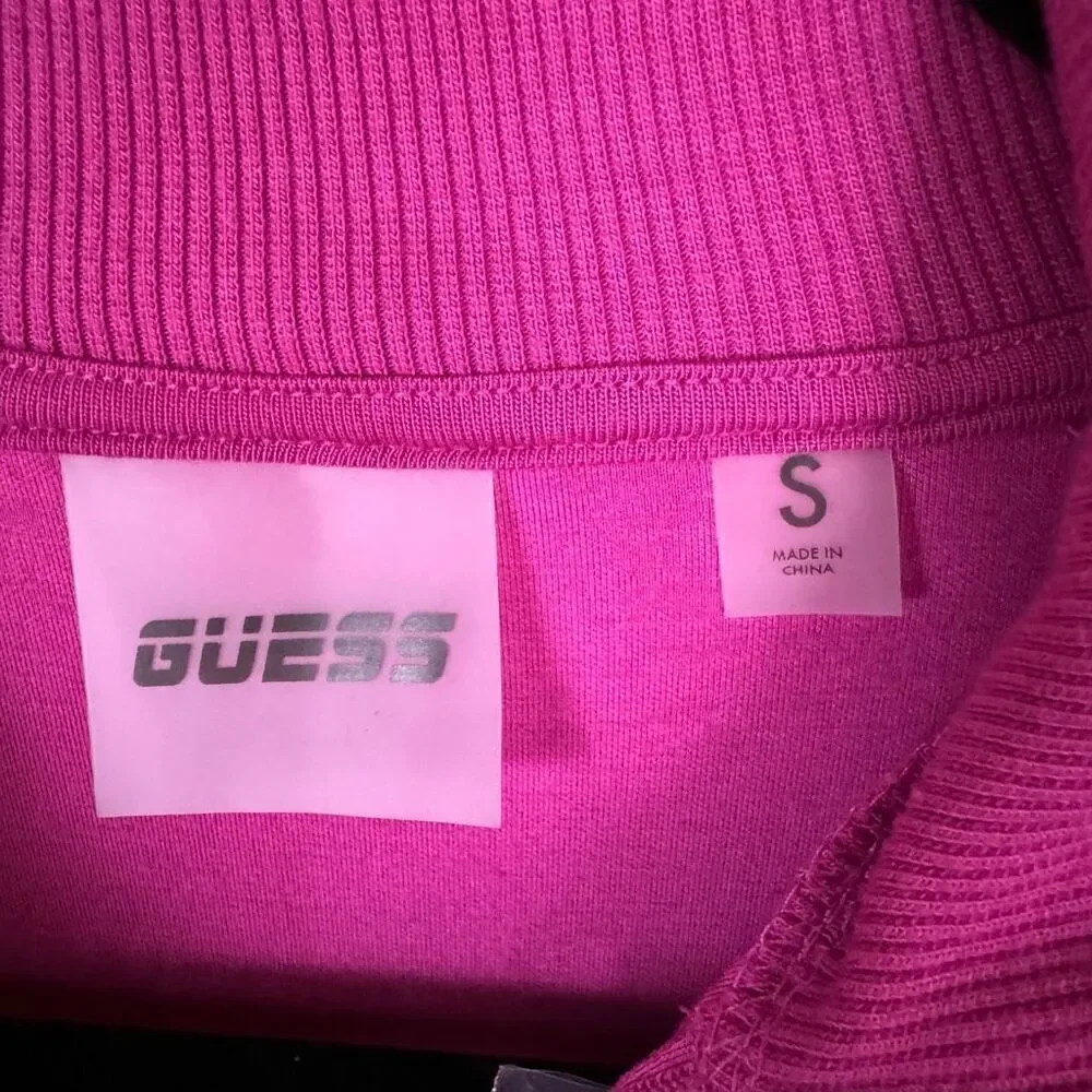 Guess Allie Scuba Zip Sweatshirt Jacket - Size Small